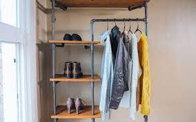 We show you the proper hight at which to install the closed rod and how to build heavy duty brackets for the rod. Pin On An Organized Home