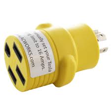 The standard rv amperage—the amount of current in their outlets (see below)—is 30 amps or some camps will add a 50 amp outlet on as an extra charge (whether it's partial or full hookups). Ac Works Rv Generator Adapter 20 Amp 4 Prong Nema L14 20p Plug To 50 Amp Nema 14 50r Rv Ev Range Connector Rvl14201450 The Home Depot