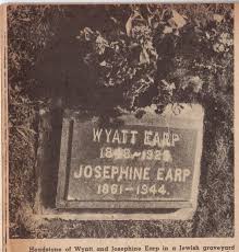 Wyatt Earp S And Josephine Earp S Headstone According To An Old Newspaper Article After Josephine Had Wyatt Cre Famous Tombstones Wyatt Earp Old West Photos