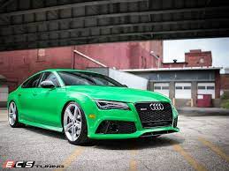 Ecs Tuning Audi Rs7 Signal Green Porsche L62y Audi Sedan Audi Rs7