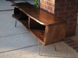 Live Edge Solid Slab Mid Century Modern Log Tv By Woodwavesinc 2075 00 Very Beautiful Piece Tv Stand Wood Solid Wood Tv Stand Diy Tv Stand