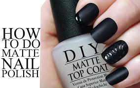 Paint your nails as you normally would and then heat up a pan of water (no need for a large pan). Matte Nail Polish Diy Matte Nail Polish 2018 Video Tutorial Easy