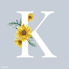 White Alphabet K C Decorated With Hand Drawn Sunflower Vector Free Image By Rawpixel Com Sasi Vector Free Lettering Alphabet How To Draw Hands