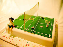 The courts are usually fully booked, and there is also small shop just outside of its entrance for stringing services. Ask Com Sports Themed Cakes Badminton Dad Birthday Cakes