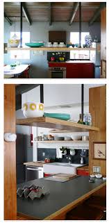 Hanging Shelf Above Kitchen Island Kitchen Design Trendy Kitchen Apartment Kitchen