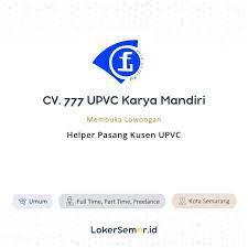Jalan kapten sudibyo no 54 tegal pekalongan : Lowongan Kerja Helper Pasang Kusen Upvc Di Cv 777 Upvc Karya Mandiri Lokersemar Id