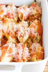 Cheesy Chicken Stuffed Shells Recipe Lipgloss And Crayons