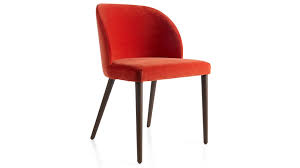 Camille Anthracite Italian Dining Chair Reviews Crate And Barrel In 2020 Velvet Dining Chairs Orange Dining Chairs Dining Chairs