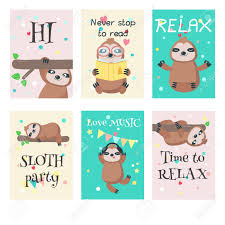 Strict boss businessman watching scared employees office worker character. Vector Set Of Cards With Cute Sloths And Quotes Lazy Jungle Royalty Free Cliparts Vectors And Stock Illustration Image 118214997