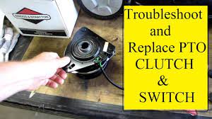 I replaced the pto clutch. Troubleshoot Replace Mower Pto Clutch Youtube
