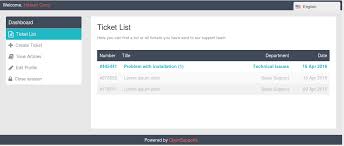 Support, sales or suggestions ticket tool can do it all. Opensupports Open Source Support Ticket System