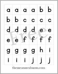 Practice sounds associated with each letter. Printable Letter Tiles For Building Words The Measured Mom