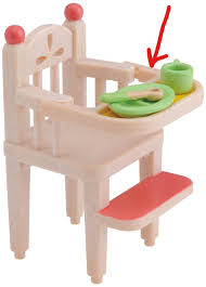 Sylvanian Families Spares Detachable Tray From Baby Highchair Set 2928 Tan Green Ebay Sylvanian Families Baby Doll Furniture Diy Barbie Furniture