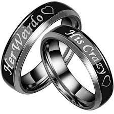 Men S Platinum Band Rings White Black Tungsten Carbide His Crazy Her Weirdo Vintage Engagement Rings Unique Diamond Engagement Rings Vintage Womens Wedding Ring Sets