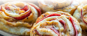 We headed to the test kitchen to create a recipe to share with you all. Pepperoni Pizza Rolls