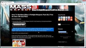 They are essentially proprietary zip files that typically . Download Mass Effect 3 Firefight Weapons Pack Dlc Xbox 360 Ps3 Youtube