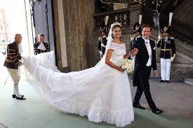 Die schwedische prinzessin madeleine lebt in den usa. Das Brautkleid Von Prinzessin Madeleine Von Schweden Celebrity Wedding Dresses Royal Wedding Dress Wedding Dresses