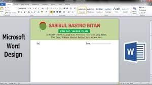 How to create a letterhead in microsoft word 2007. How To Make Letterhead Design In Microsoft Word 2010 Pad Design Letterhead Design Microsoft Word 2010 Company Id Card