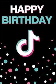 Tik Tok Logo Backdrop Happy Birthday Color Point Backdrop For Photography Tt014 Happy Birthday Parties Happy Birthday Logo Happy Birthday