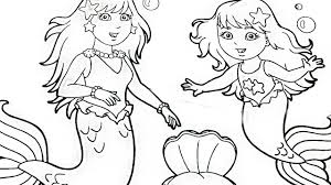 Try to color mermaid to unexpected colors. Amazing Mermaid Coloring Book For Kids Photo Ideas Haramiran