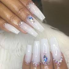 If they're applied properly with good quality products, they will make your nails look strong, healthy and the height like acrylics, soft gel nails can also be soaked off easily. Soft White Acrylic Nails Coffin Nail And Manicure Trends