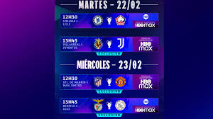 Pulsa en tu equipo para ver sus partidos. Champions League Partidos De Hoy Fechas Horarios Y Canales De Transmision De Los Octavos De Final De Ida 2021 22 Futbol Total