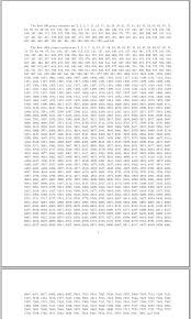 How To Produce A List Of Prime Numbers In Latex Tex