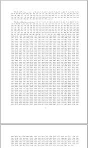 How To Produce A List Of Prime Numbers In Latex Tex