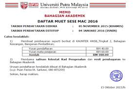 Having done so many talks over the years, i have finally come up with a colour coded version of teaching report writing. Daftar Muet Sesi Mac 2016 Universiti Putra Malaysia Bintulu Sarawak Campus