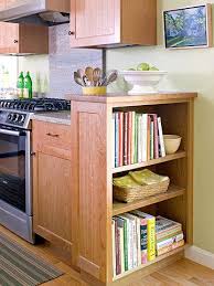 Custom Touches For Small Kitchens Kitchen Bookshelf Home Kitchens Kitchen Design