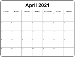 Der beste teil des vorlagenkalenders ist, dass diese kalender mit allen wöchentlichen, monatlichen und jährlichen. Kostenlos Druckbar April 2021 Kalender Vorlage In Pdf Schulferien Kalender