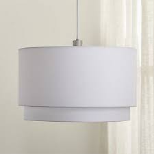 Meryl Double Drum Pendant Light Reviews Crate And Barrel Drum Pendant Lighting Pendant Light Bulb Pendant Light