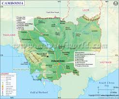 Campuchia (កម្ពុជា hay cambodia) là một quốc gia thuộc vùng đông nam á. Cambodia Map
