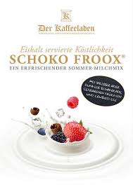 printanzeige schoko froox plakat machart studios