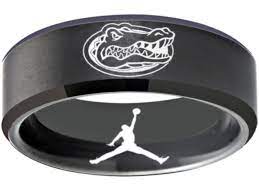 Florida Gators Logo Ring Ufgators Ncaa Alumni Classring Collegering Weddingring Giftideas Matte Black Ring Custom Rings Black Rings