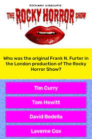 Zoe samuel 6 min quiz sewing is one of those skills that is deemed to be very. Who Was The Original Frank N Furter Trivia Questions Quizzclub