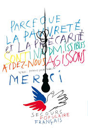 Suggest as a translation of secours populaire copy Grapus Secours Populaire Francais