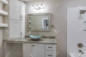 jack and jill bathroom with glass