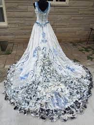 Corpse Bride Emily Halloween Costume Wedding Dress Veil Ooak Cosplay Sz 14 Corpse Bride Wedding Corpse Bride Dress Wedding Dress With Veil