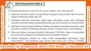 Hal ini menunjukkan bahwa bangsa itu memiliki ciri…. Jawaban Uji Kompetensi Bab 6 Pkn Kelas 12 Halaman 204 Youtube