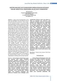 Ubiquitous computing mempunyai beberapa spesifikasi teknis sebagai berikut: Online Analytical Procesing Olap Research Papers Academia Edu