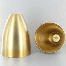 Lamp Parts Lighting Parts Chandelier Parts 4 1 2in Diameter Spun Brass Large Deep Cone Unfinished Brass Culgcone Metal Lamp Shade Lamp Lamp Parts