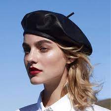 Epu Mc1913 Pu Leather French Artist Beret For Women Soft Fashion Painter Berets Click More Photo Fashion Fashionoutfits Fa Leather Beret Berets Cap Beret