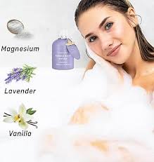 Magnesium Bubble Bath Lavender Vanilla