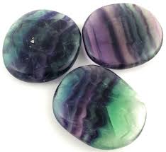 Purple gemstones are here in a list. Palmstone In Purple Fluorite Green Fluorite Palmstone Crystal Healing Plate