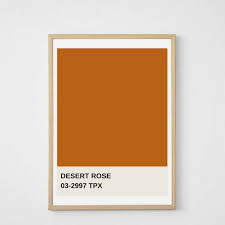 Darkness still hung through the still undisturbed apartment as fleurs eye's fought to open. Desert Rose Burnt Orange Paint Swatch Poster Burnt Orange Paint Orange Paint Paint Swatches