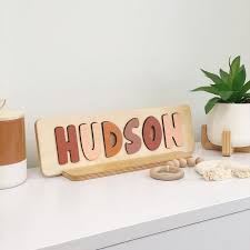 Homemade toys and free activities are often the most creative ways for you and your child to have fun together. Wooden Name Puzzle Christmas Gift For Kids Gift For Baby New Baby Gift Gender Neutral Personalized Gift First Birthday Gift In 2021 Toddler Gifts Christmas Gifts For Kids New Baby Products