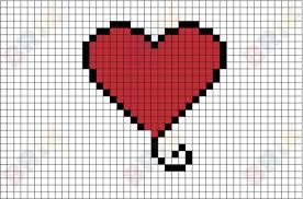 Epingle Par Lea Guinehut Sur Cœur En 2020 Dessin Pixel Facile Dessin Pixel Dessin