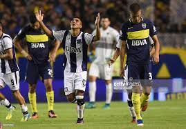 Emanuel Reynoso Of Talleres Celebrates After Scoring The Second Goal Of His Team During A Match Between Boca Juniors And Talleres A Boca Juniors Division Match