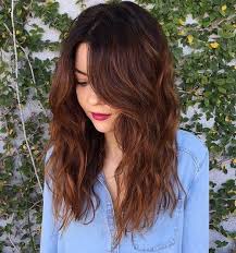 When styling, curl your long tresses away from the face and apply hairspray. Long Wavy Chestnut Brown Hairstyle Chestnut Hair Color Hair Color Brown Chestnut Chestnut Hair